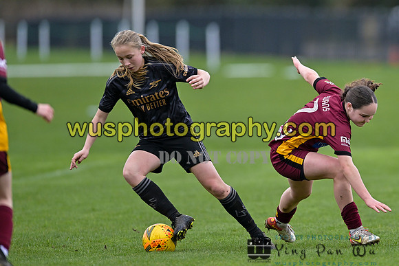 20230401-121943H Petts Wood FC Swans U14 v Arsenal FC Girls U14