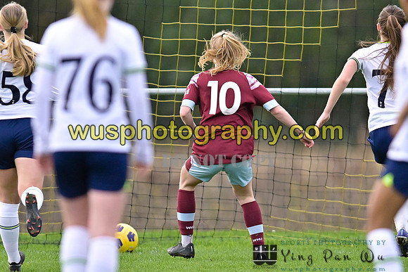 20221119-100934 Tottenham Hotspur Women FC Academy U15 v West Ham United Academy Girls U15