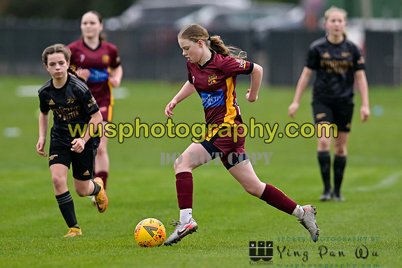 20230401-121311A Petts Wood FC Swans U14 v Arsenal FC Girls U14
