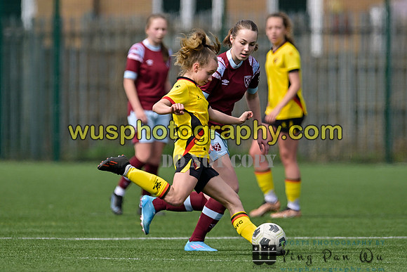20230422-110528 West Ham United Academy Girls U16 v Watford FC Women U16