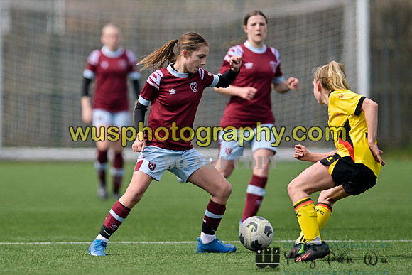 20230422-111031A West Ham United Academy Girls U16 v Watford FC Women U16