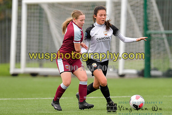 20211211-115915A West Ham United Academy Girls U16 v London Bees Academy U16