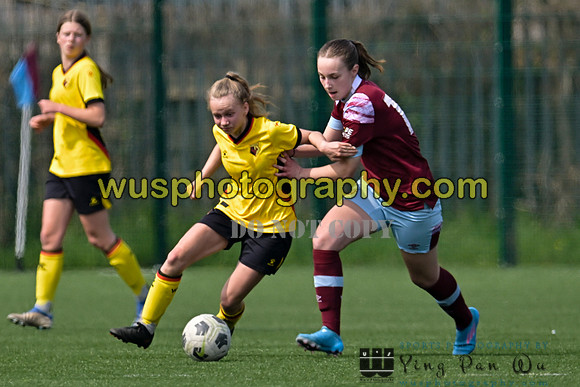 20230422-120102 West Ham United Academy Girls U16 v Watford FC Women U16
