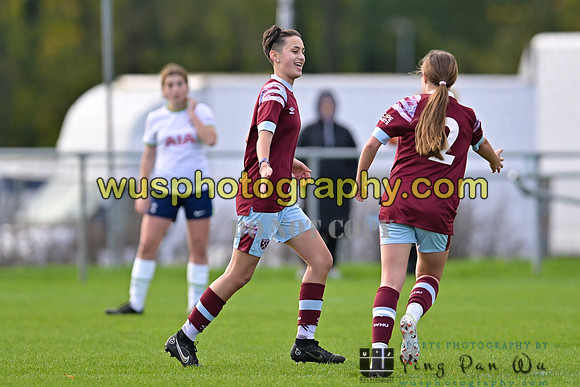 20221119-101756 Tottenham Hotspur Women FC Academy U15 v West Ham United Academy Girls U15