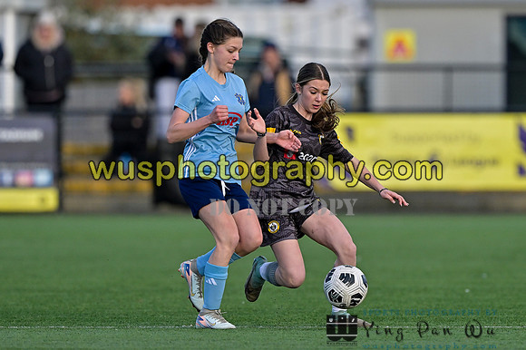 20250316-162625 Cray Wanderers Youth FC Girls U15 v Hashtag United Girls U15