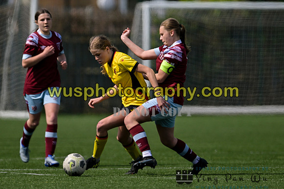 20230422-115031A West Ham United Academy Girls U16 v Watford FC Women U16