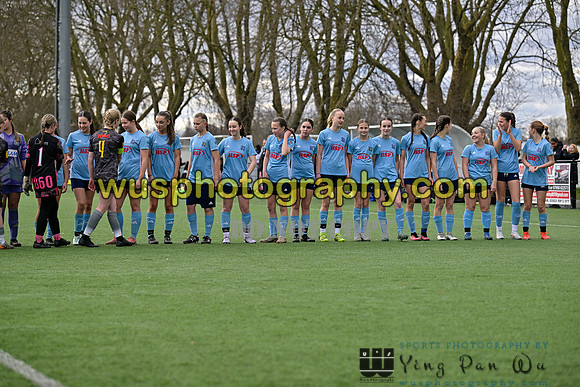 20250316-151909 Cray Wanderers Youth FC Girls U15 v Hashtag United Girls U15
