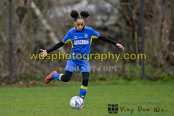 20230319-105313 AFC Wimbledon Girls U11 Yellows v Richmond Park FC U11
