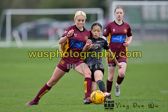 20230401-122849E Petts Wood FC Swans U14 v Arsenal FC Girls U14