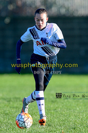 20151122-112736-2 Tottenham Hotspur Girls U13 v Alexandra Park Girls U14 North