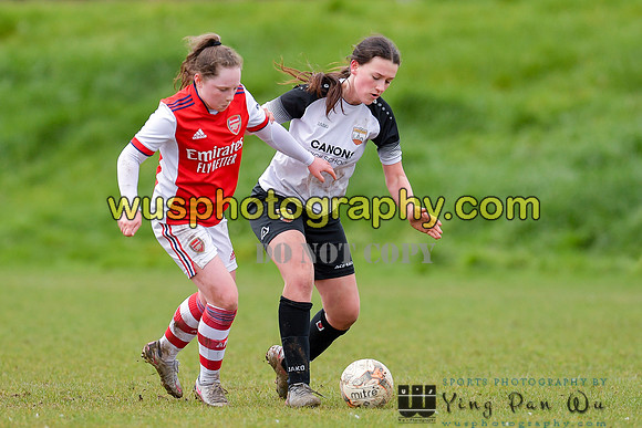 20220305-134924 London Bees Academy U14 v Arsenal FC Girls U13
