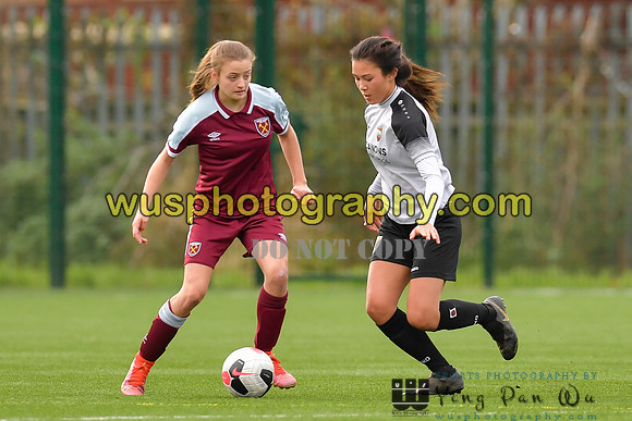 20211211-114229 West Ham United Academy Girls U16 v London Bees Academy U16