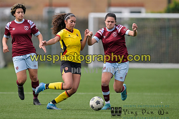 20230422-105217A West Ham United Academy Girls U16 v Watford FC Women U16