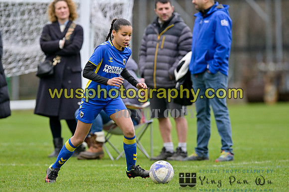 20230319-104829 AFC Wimbledon Girls U11 Yellows v Richmond Park FC U11