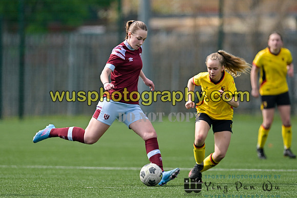 20230422-112745 West Ham United Academy Girls U16 v Watford FC Women U16