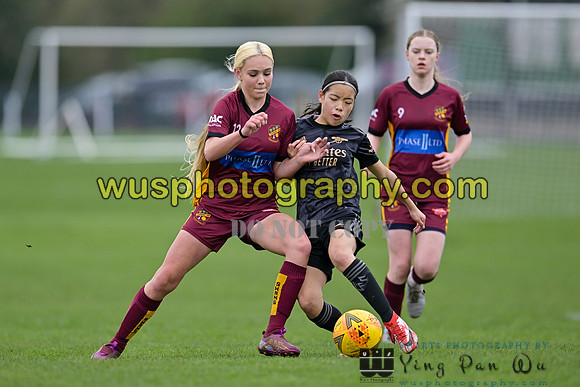 20230401-122849D Petts Wood FC Swans U14 v Arsenal FC Girls U14