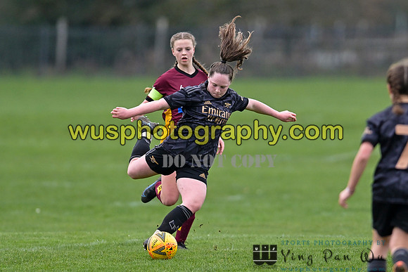20230401-122029 Petts Wood FC Swans U14 v Arsenal FC Girls U14