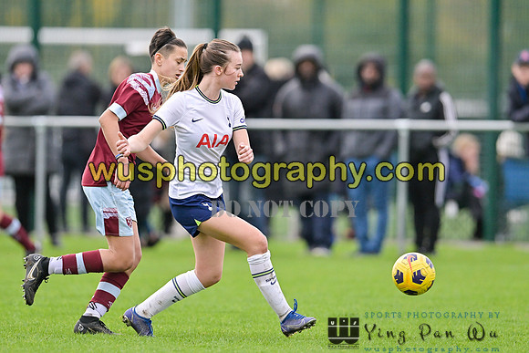 20221119-113327B Tottenham Hotspur Women FC Academy U15 v West Ham United Academy Girls U15