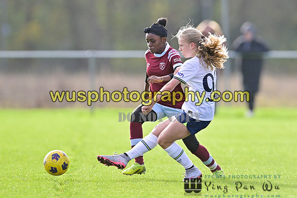 20221119-104411 Tottenham Hotspur Women FC Academy U15 v West Ham United Academy Girls U15