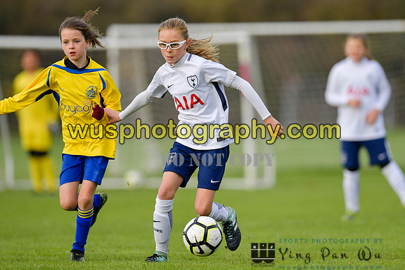 20171028-103348-4 Tottenham Hotspur Girls U11 v St Albans City Youth Girls U11 South