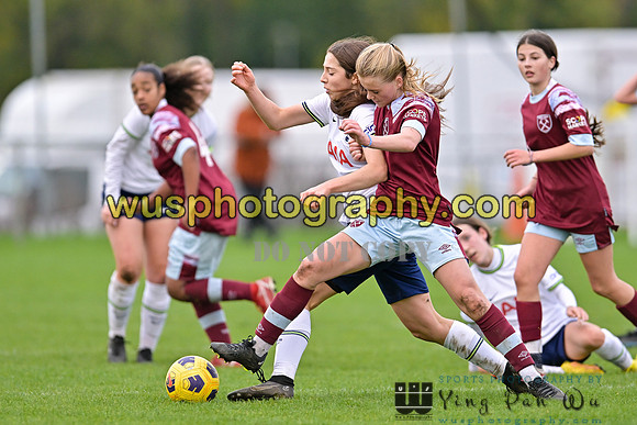 20221119-113724B Tottenham Hotspur Women FC Academy U15 v West Ham United Academy Girls U15