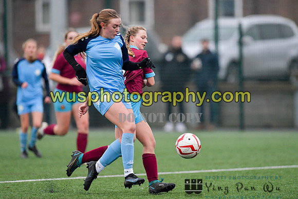 20220115-150904B West Ham United Performance Girls U16 v London City Lionesses U16