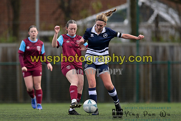 20250104-104251 Millwall Lionesses U16 v West Ham United Girls U16 Performance