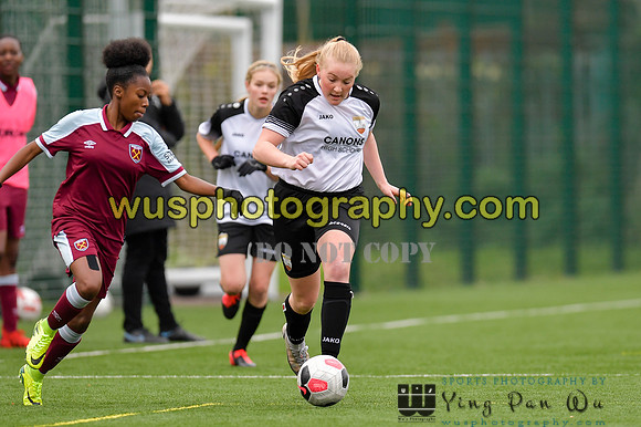 20211211-120144 West Ham United Academy Girls U16 v London Bees Academy U16