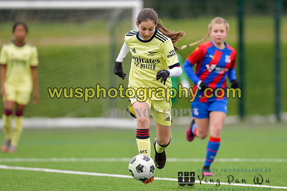 20220122-140936B Crystal Palace FC Girls U12 v Arsenal FC Girls U12
