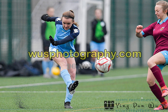 20220115-150820A West Ham United Performance Girls U16 v London City Lionesses U16