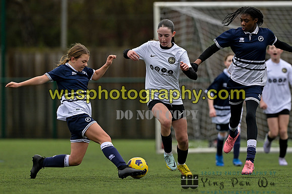 20250222-104333B Millwall Lionesses U12 v New Level Soccer Girls U12