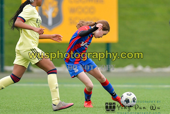 20220122-150051B Crystal Palace FC Girls U12 v Arsenal FC Girls U12