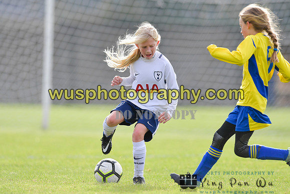 20171028-112003-3 Tottenham Hotspur Girls U11 v St Albans City Youth Girls U11 South