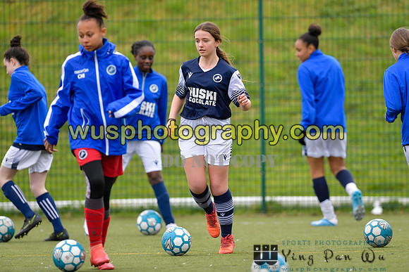 20210403-142126 London Bees Academy U14 v Millwall Lionesses Girls U14