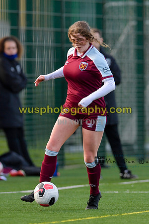20211211-105051A West Ham United Academy Girls U16 v London Bees Academy U16