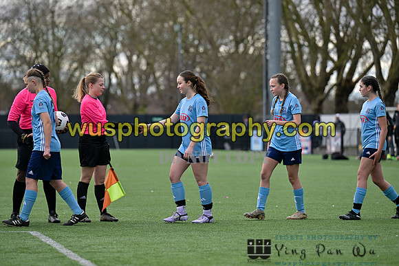 20250316-151931 Cray Wanderers Youth FC Girls U15 v Hashtag United Girls U15