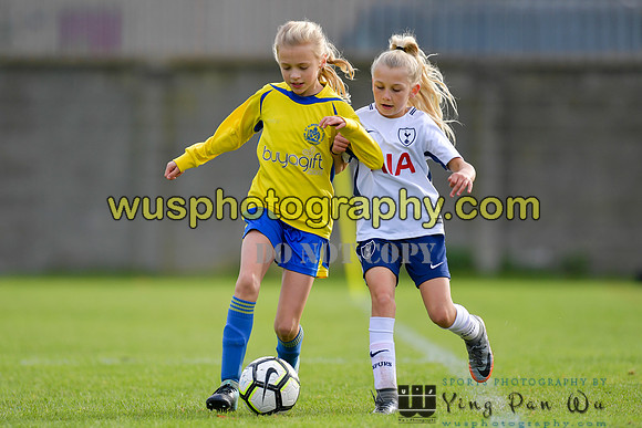 20171028-111145-2 Tottenham Hotspur Girls U11 v St Albans City Youth Girls U11 South