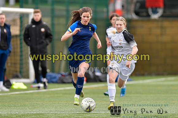 20220129-143858A London Bees Academy U16 v Tottenham Hotspur Women FC JTP U16