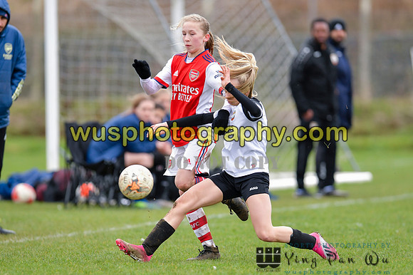 20220305-134717A London Bees Academy U14 v Arsenal FC Girls U13