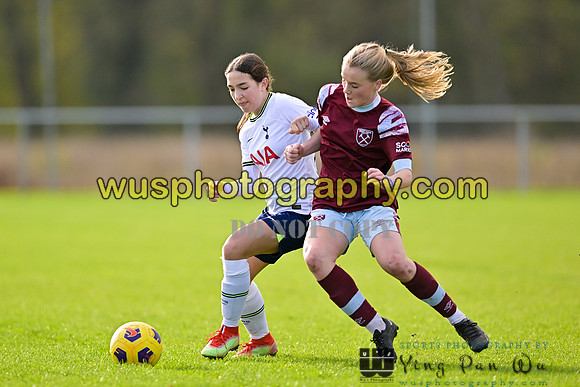 20221119-102019D Tottenham Hotspur Women FC Academy U15 v West Ham United Academy Girls U15