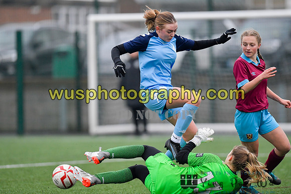 20220115-150905C West Ham United Performance Girls U16 v London City Lionesses U16
