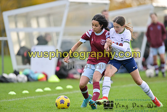 20221119-112500D Tottenham Hotspur Women FC Academy U15 v West Ham United Academy Girls U15