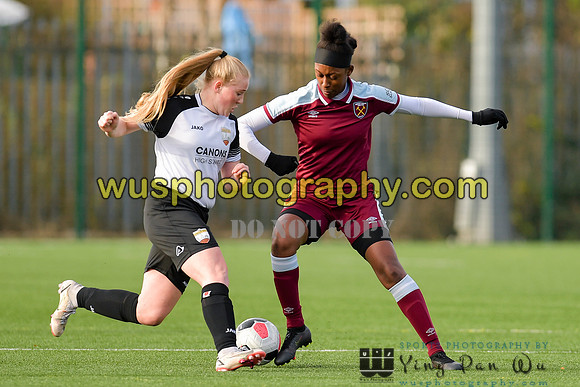 20211211-111406B West Ham United Academy Girls U16 v London Bees Academy U16