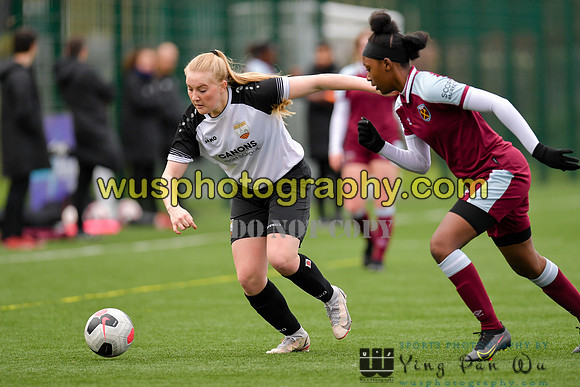 20211211-115752C West Ham United Academy Girls U16 v London Bees Academy U16