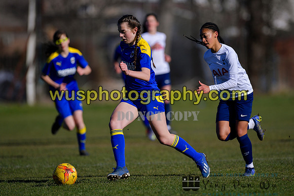 20220227-101252A AFC Wimbledon Girls U16 v Tottenham Hotspur Women FC JTP U16