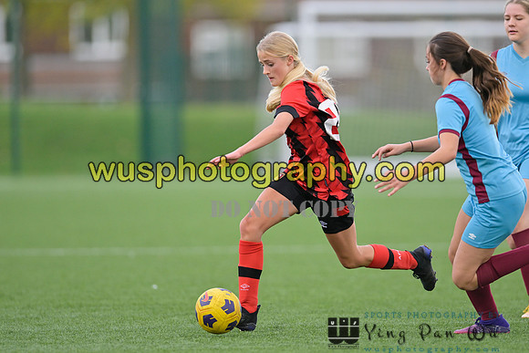 20221022-143547 West Ham United Performance Girls U16 v AFC Bournemouth Girls U16
