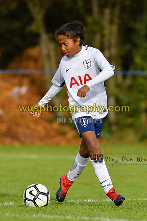 20171028-112252-2 Tottenham Hotspur Girls U11 v St Albans City Youth Girls U11 South
