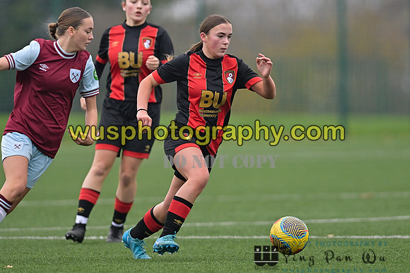 20241130-121231 West Ham United Warriors Girls U16 v AFC Bournemouth Girls Academy U16