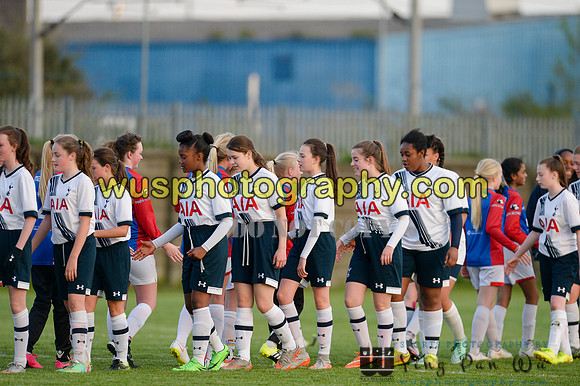 20160505-200119 Tottenham Hotspur Girls U12 and U13 v Årvoll IL Girls U12 and U13