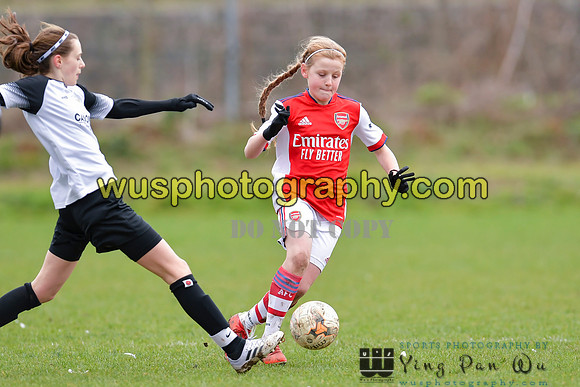 20220305-133903B London Bees Academy U14 v Arsenal FC Girls U13